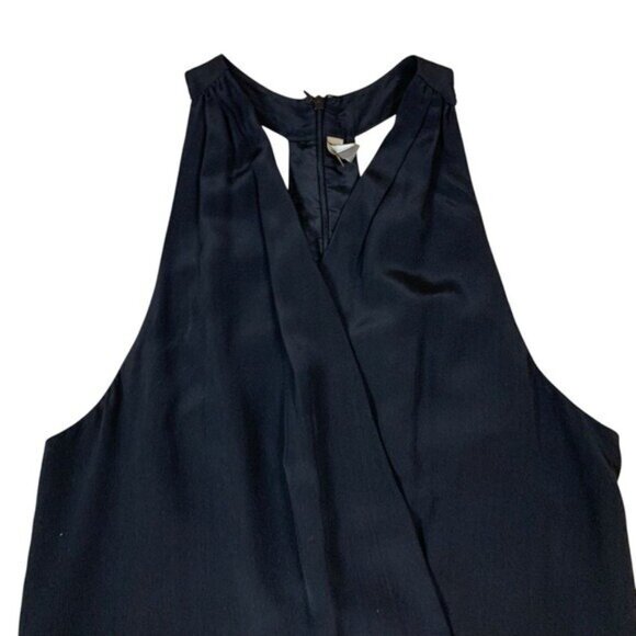 Rory Beca Black Silk Sleeveless Jumpsuit Womens Medium Halter - Picture 3 of 9